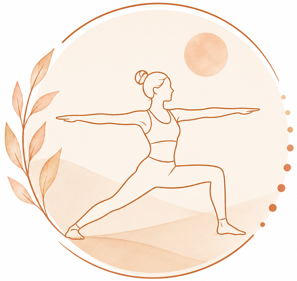 Cours de Vinyasa Yoga Flow à Guillestre, dans le Guillestrois-Queyras, animé par Kamila Zareba. Une personne réalise une posture du guerrier dans une pratique dynamique mêlant souffle, mouvement et énergie.